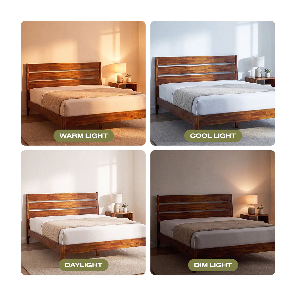 Emery Solid Wood Bed Frame, photo 23 of 34