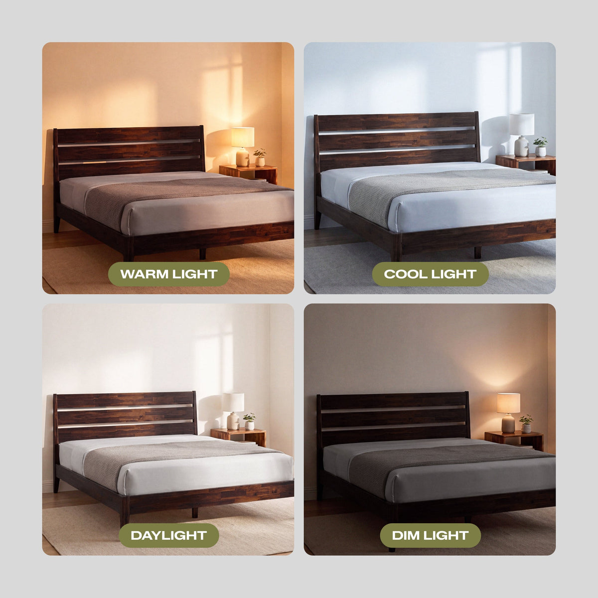 Emery Solid Wood Bed Frame, photo 34 of 34