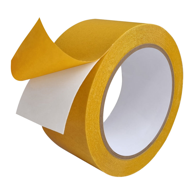 Sussexhome Double Sided Carpet Tape - 1.97”X10,9 yd Roll, White