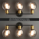 Modern 3-light Bubbled Glass Vanity Light by DirectDeals