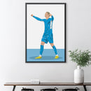 Haaland Light Blue Canvas