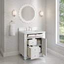 James Martin Bristol 30" Single Bathroom Vanity, Bright White