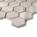 Haisa Light Honed Hexagon Marble Mosaics 12x12