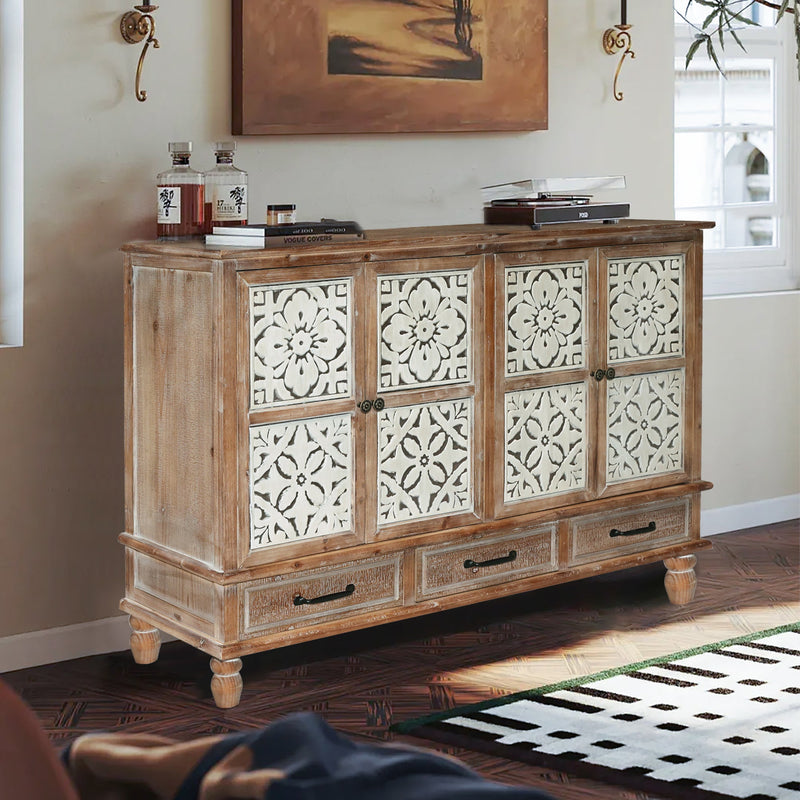 Chic Distressed Cabinets with Ample Storage - Multicolor, photo 7 of 10