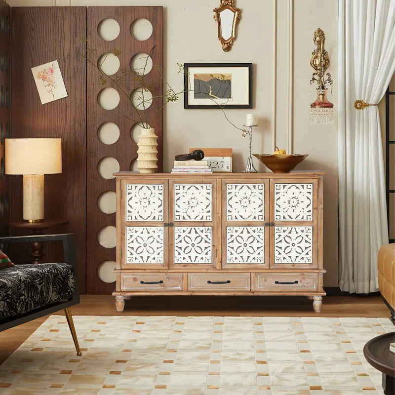 Chic Distressed Cabinets with Ample Storage - Multicolor, photo 8 of 10