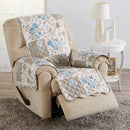 Reversible Floral Patchwork Furniture Protector - Maribel Collection by Great Bay Home