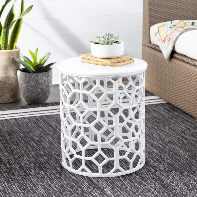 Steyregg White End Table