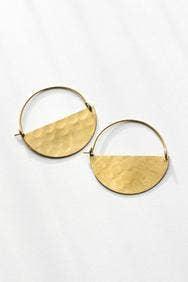 Half Moon Earrings - Gold