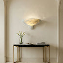 Half-Moon Rare Alabaster Art Wall Lamp