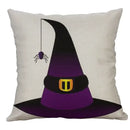 Halloween pumpkin ghost bat linen pillow cover living room decor by Decorbites