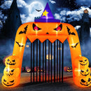 Halloween Inflatable Pumpkin Archway with Stakes and Water Bags by LJGDeals