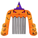 Halloween Inflatable Pumpkin Archway with Stakes and Water Bags