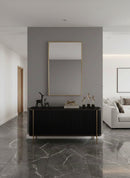 Rectangular Brass Mirror - Gold Wall Mirror