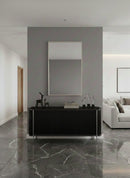 Silver Framed Mirror - Rectangular Wall Mirror