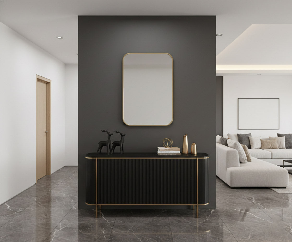 Custom Order - Rectangular Brass Mirror, photo 6 of 14
