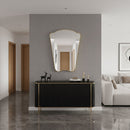 Italian Style Irregular Mirror - Brass Mirror