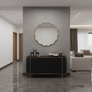Round Wavy Mirrors - Brass Squiggly Mirror