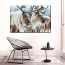 Snow Reindeer Wall Art