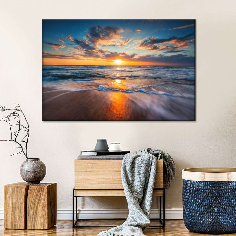 Summer Ocean Sunrise Wall Art