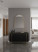 Arched Mirror - Brass Bathroom Mirror