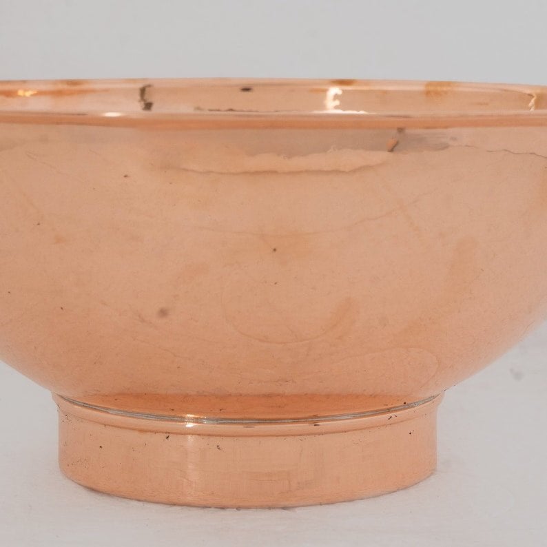 Hammered Copper Sink, Vanity Bathroom Sink, Copper Bowl Sink