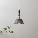 GobekUsa Gray Glass LED Pendant Lamps, Nordic Modern Design for Bedroom, Living Room Lighting Fixtures