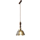 GobekUsa Gray Glass LED Pendant Lamps, Nordic Modern Design for Bedroom, Living Room Lighting Fixtures