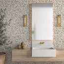 Hanalei Honed 5/8x1 1/2 Limestone Mosaics 12x12