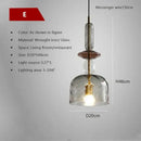 GobekUsa Candy Glass Chandelier Pendant Light for Dining and Living Room