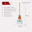 GobekUsa Candy Glass Chandelier Pendant Light for Dining and Living Room