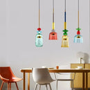 GobekUsa Candy Glass Chandelier Pendant Light for Dining and Living Room