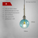 GobekUsa Candy Glass Chandelier Pendant Light for Dining and Living Room