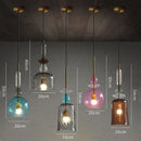 GobekUsa Candy Glass Chandelier Pendant Light for Dining and Living Room