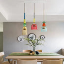GobekUsa Candy Glass Chandelier Pendant Light for Dining and Living Room