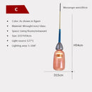 GobekUsa Candy Glass Chandelier Pendant Light for Dining and Living Room