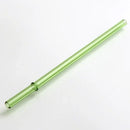Hand blown colorful twisted glass straws kitchen drinkware set by Decorbites