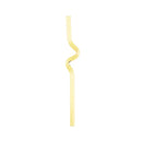 Hand blown colorful twisted glass straws kitchen drinkware set by Decorbites