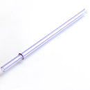 Hand blown colorful twisted glass straws kitchen drinkware set by Decorbites