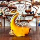 GobekUsa Hand Blown Glass Sika Deer Figurine - Cute Home Decor or Gift