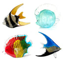 GobekUsa Hand Blown Tropical Fish Glass Figurines Home Decor & Gift
