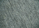 Hand carved Geometrical Design Ivory, Gray and Charcoal Hand knotted wool Area Rug by The Rug Decor