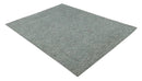 Hand carved Geometrical Design Ivory, Gray and Charcoal Hand knotted wool Area Rug by The Rug Decor