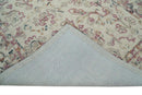 Hand Hooked 5x8 Pink and Beige Wool Textured Loop Area Rug | GAR12
