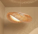 GobekUsa Hand-Knit Bamboo Pendant Ceiling Light