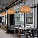 GobekUsa Hand-Knit Bamboo Pendant Ceiling Light