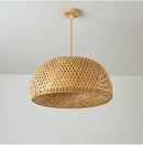 GobekUsa Hand-Knit Bamboo Pendant Ceiling Light