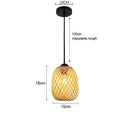 GobekUsa Hand-Knit Bamboo Pendant Ceiling Light