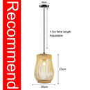 GobekUsa Hand-Knit Bamboo Pendant Ceiling Light
