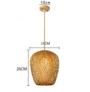 GobekUsa Hand Knitted Chinese Style Hanging Bamboo Lamps