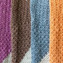 Hand-Knitted Merino Wool Heart Throw Blanket
